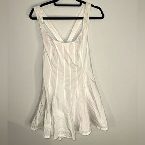 american eagle dress white cross back size s
